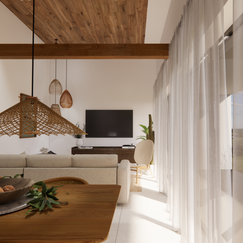 Projekt domu na Podkarpaciu w stylu Bali