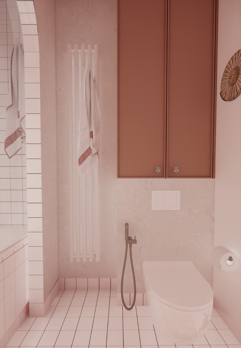 Jak urządzić małą łazienkę z wanną w bloku